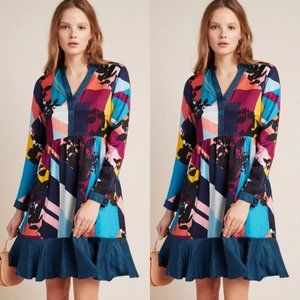 Anthropologie Dresses Anthropologie Maeve Gillian Abstract Shirtdress
